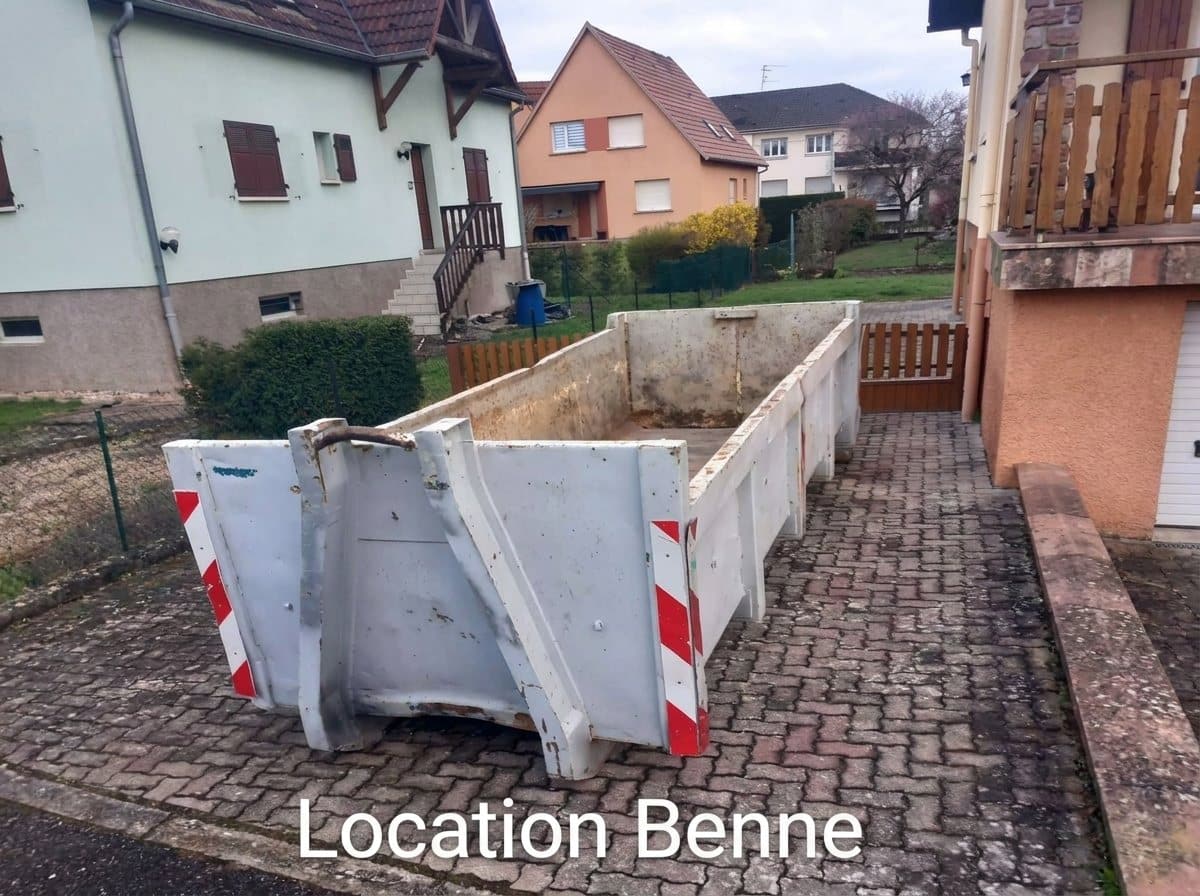 Déblaiement & débarras à Colmar — Location Benne